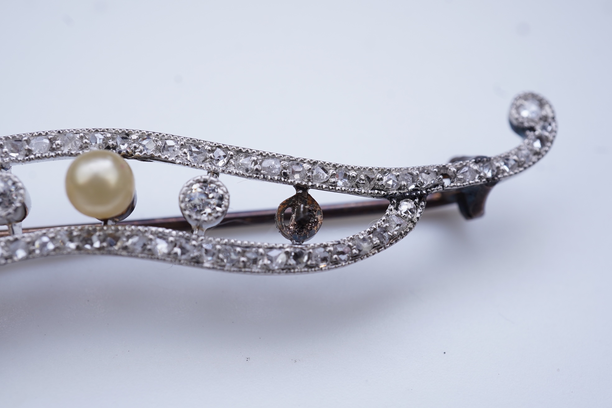A diamond brooch, circa 1920